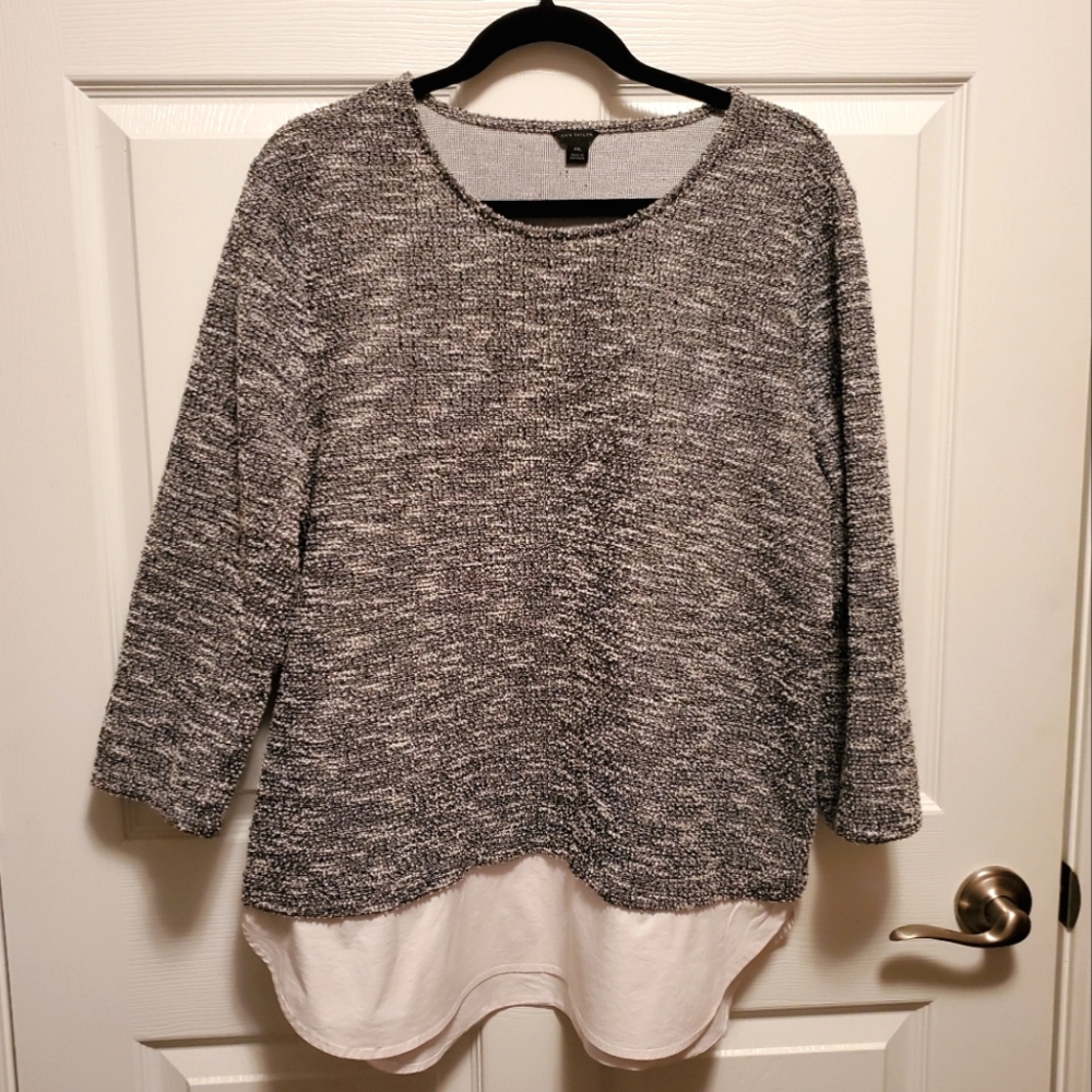 Anne Taylor XXL Faux Layer Shirt